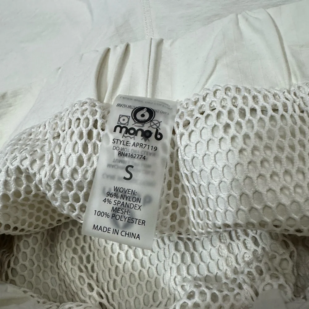 Mono B Natural Beige Women's Cargo Shorts - Picture 5 of 7